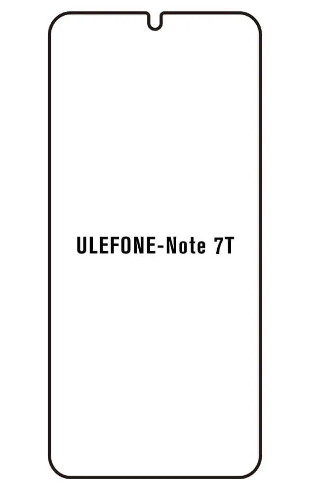 Ulefone Note 7T Přední Hydrogel ochranná fólie