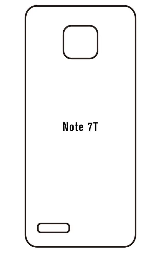 Ulefone Note 7T Zadní Hydrogel ochranná fólie