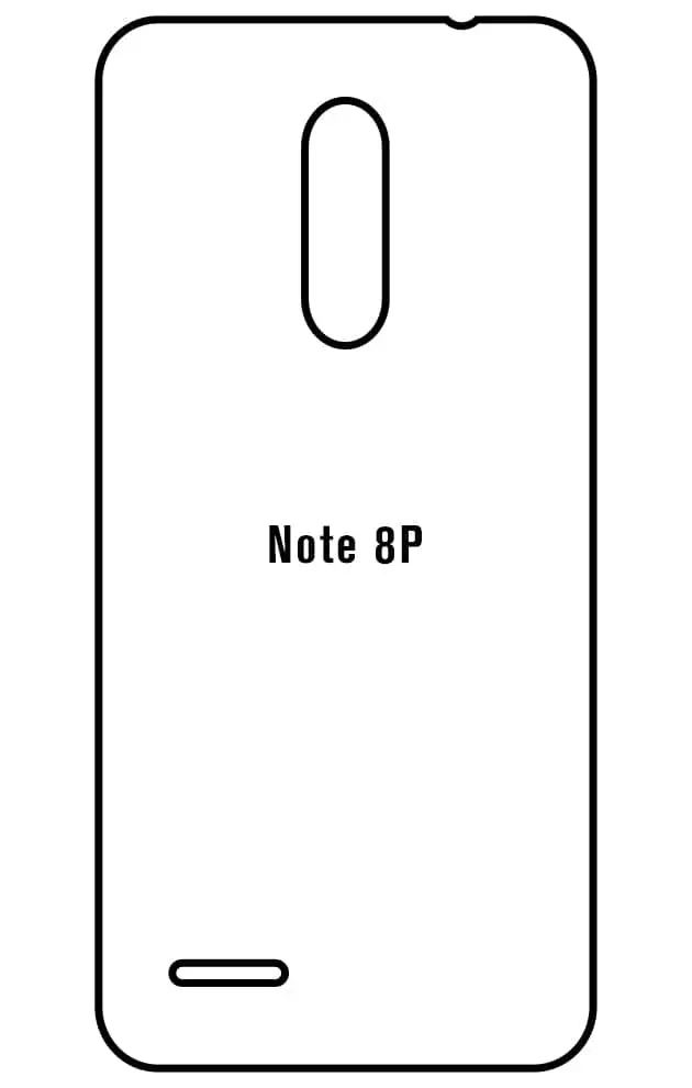 Ulefone Note 8P / Note 8 Zadní Hydrogel ochranná fólie
