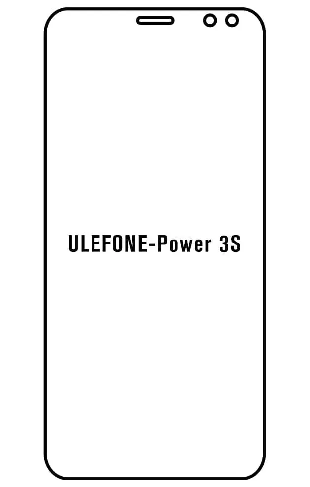 Ulefone Power 3S Přední Hydrogel ochranná fólie