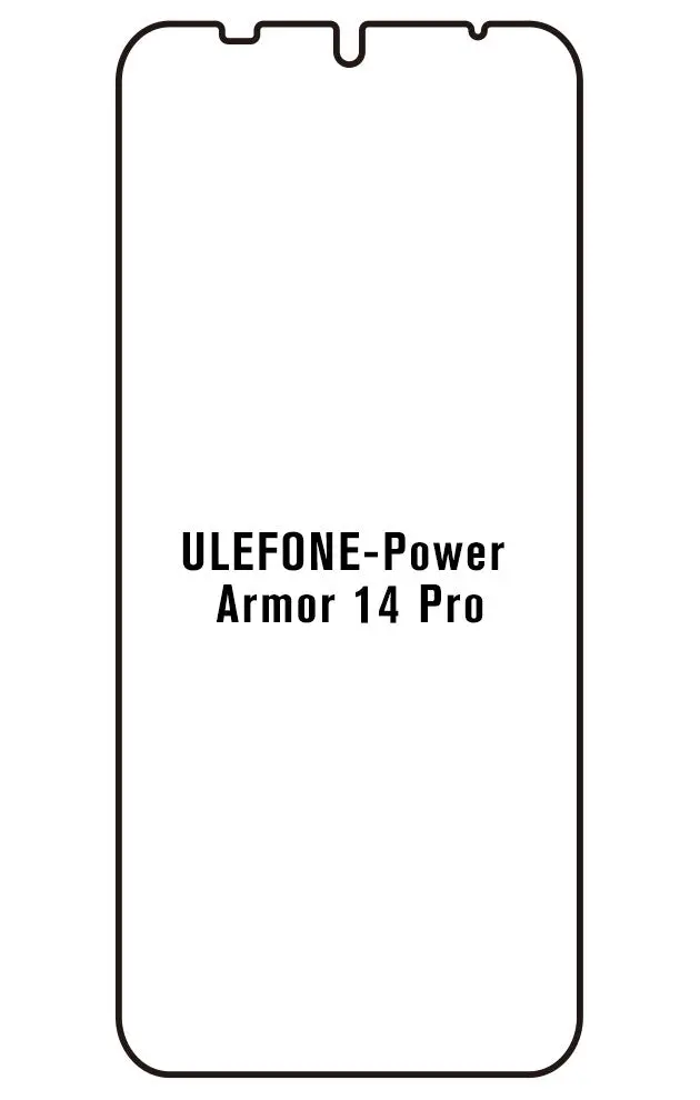 Ulefone Power Armor 14 Pro Přední Hydrogel ochranná fólie