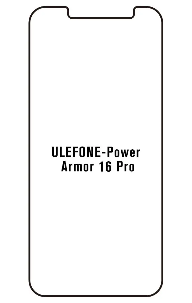 Ulefone Power Armor 16 Pro Přední Hydrogel ochranná fólie