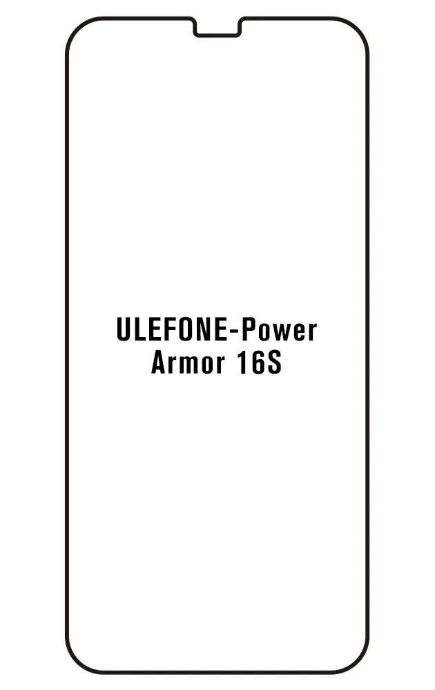 Ulefone Power Armor 16S Přední Hydrogel ochranná fólie