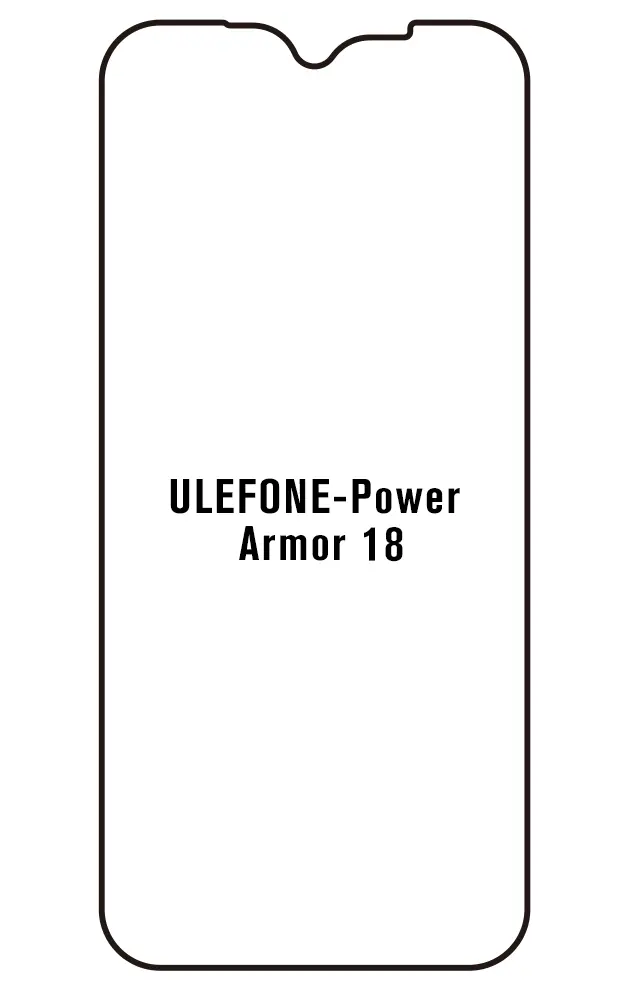 Ulefone Power Armor 18 Přední Hydrogel ochranná fólie