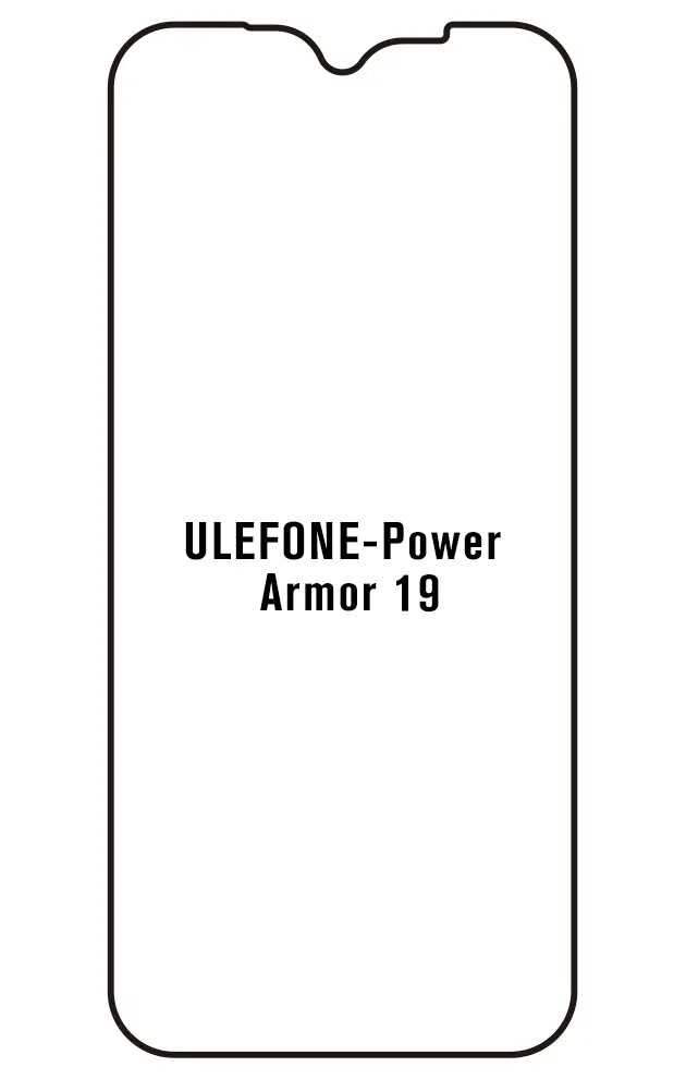 Ulefone Power Armor 19 Přední Hydrogel ochranná fólie