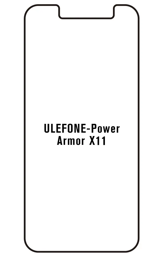 Ulefone Power Armor X11 Přední Hydrogel ochranná fólie