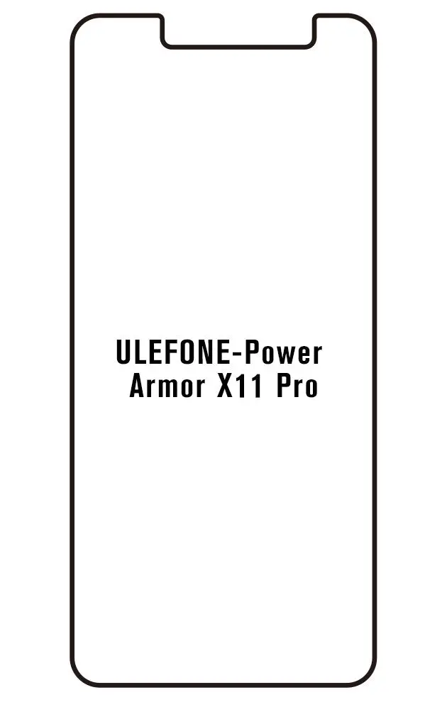 Ulefone Power Armor X11 Pro Přední Hydrogel ochranná fólie