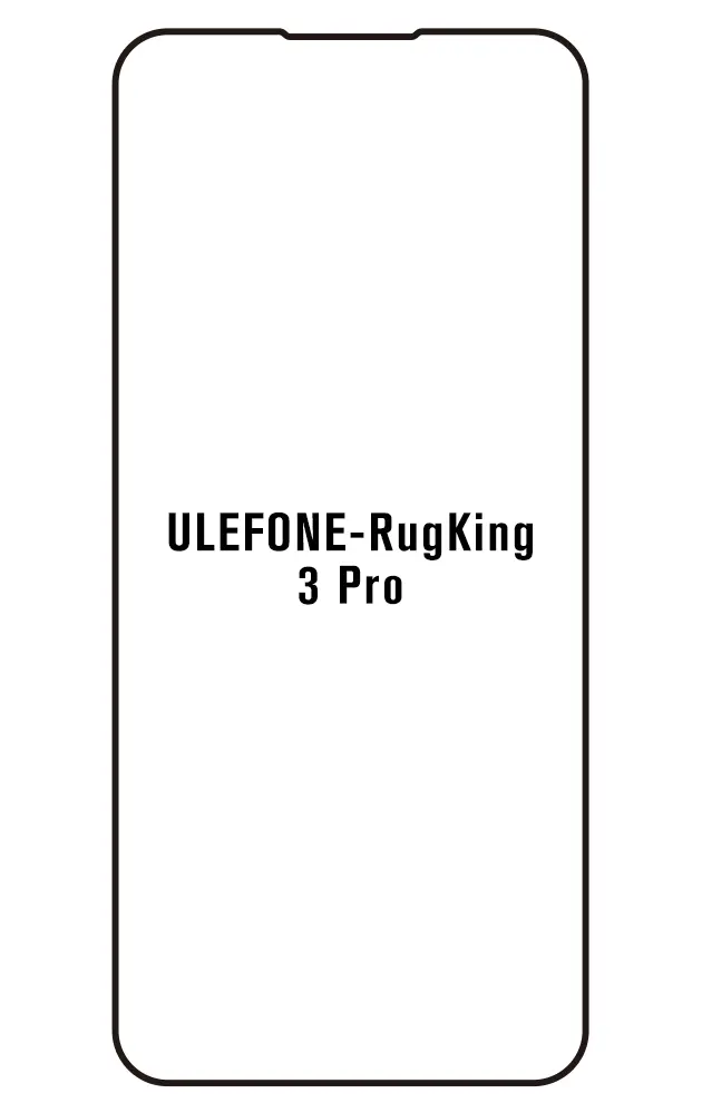 Ulefone RugKing 3 Pro Přední Hydrogel ochranná fólie
