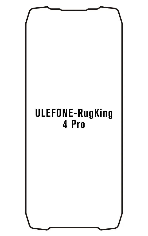 Ulefone RugKing 4 Pro Přední Hydrogel ochranná fólie