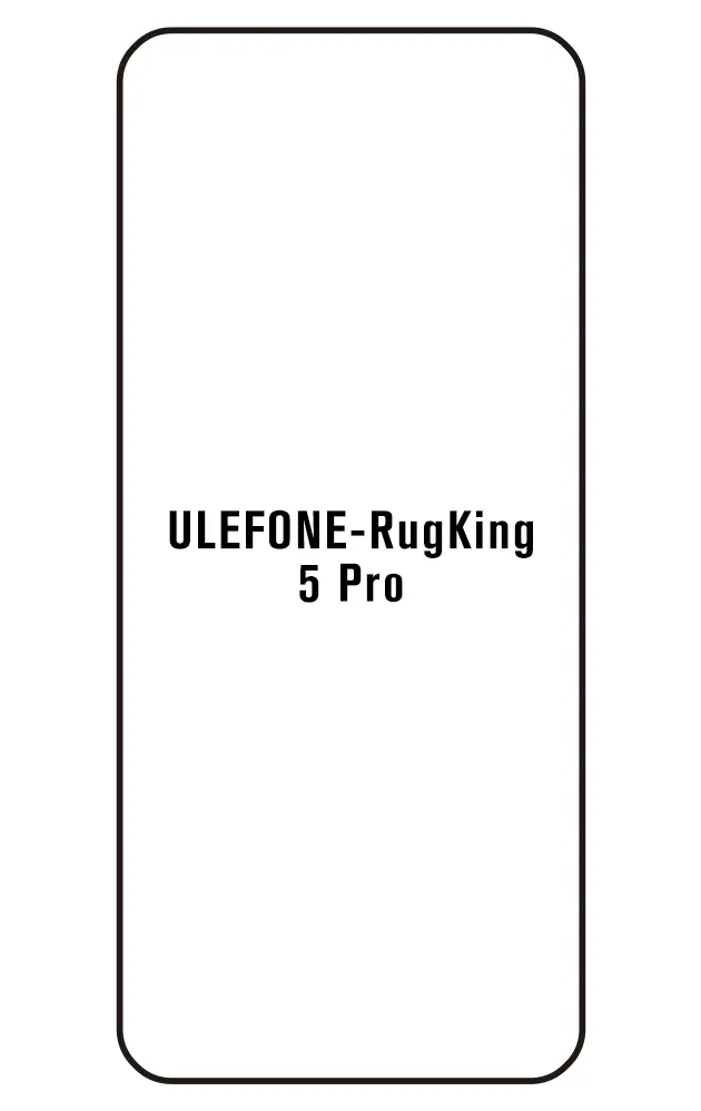 Ulefone RugKing 5 Pro Přední Hydrogel ochranná fólie