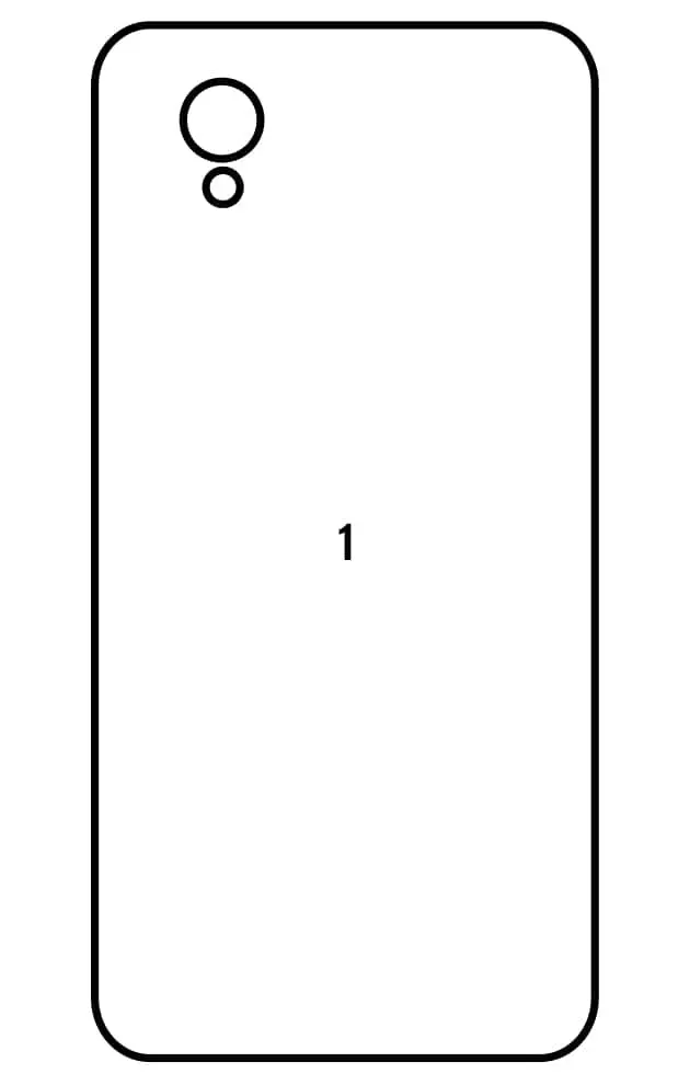 Alcatel 1 2019 5033E Zadní Hydrogel ochranná fólie