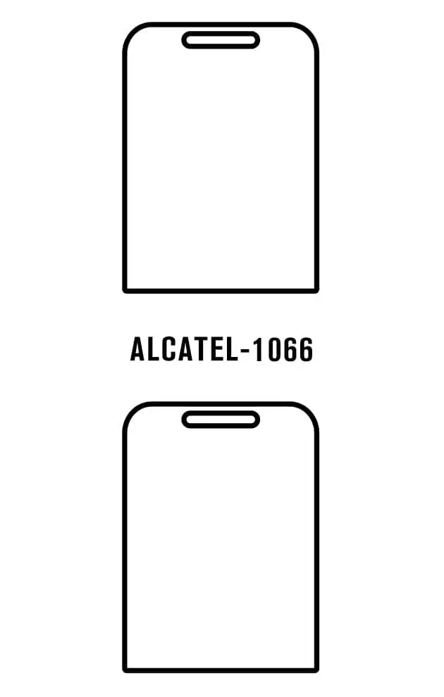 Alcatel 1066 Přední Hydrogel ochranná fólie