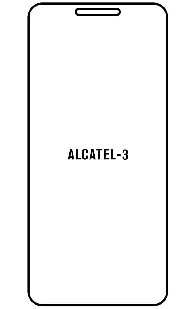 Alcatel 3 Přední Hydrogel ochranná fólie