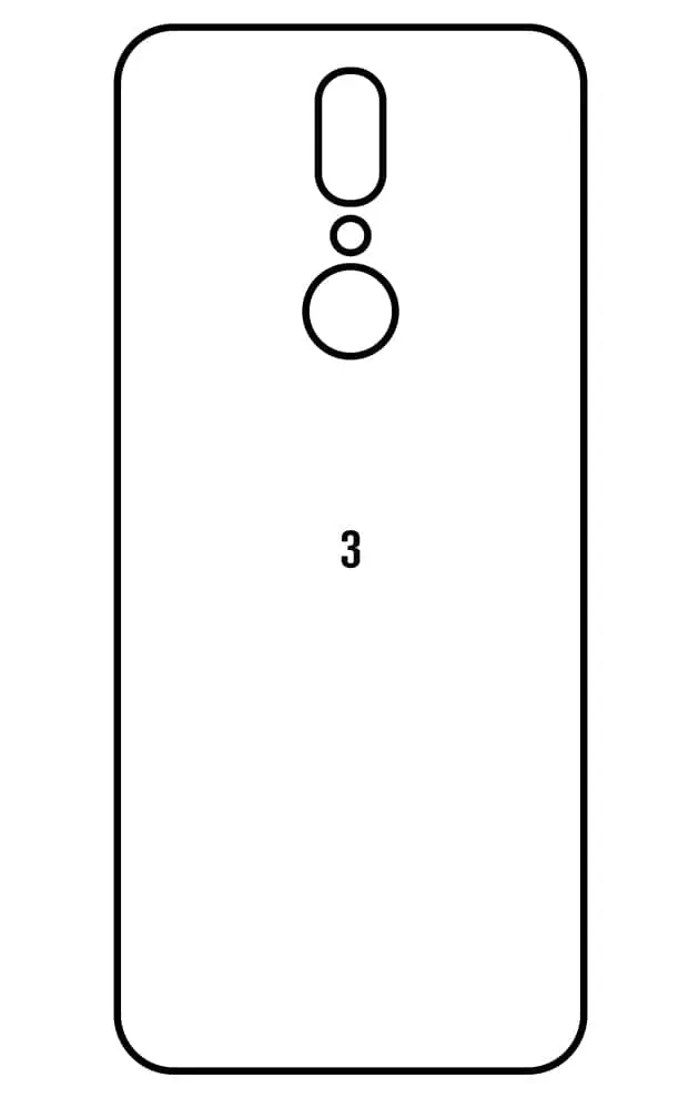 Alcatel 3 2019 5053A Zadní Hydrogel ochranná fólie