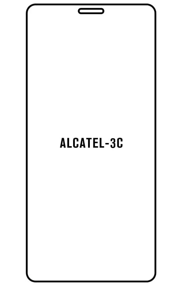 Alcatel 3C Přední Hydrogel ochranná fólie
