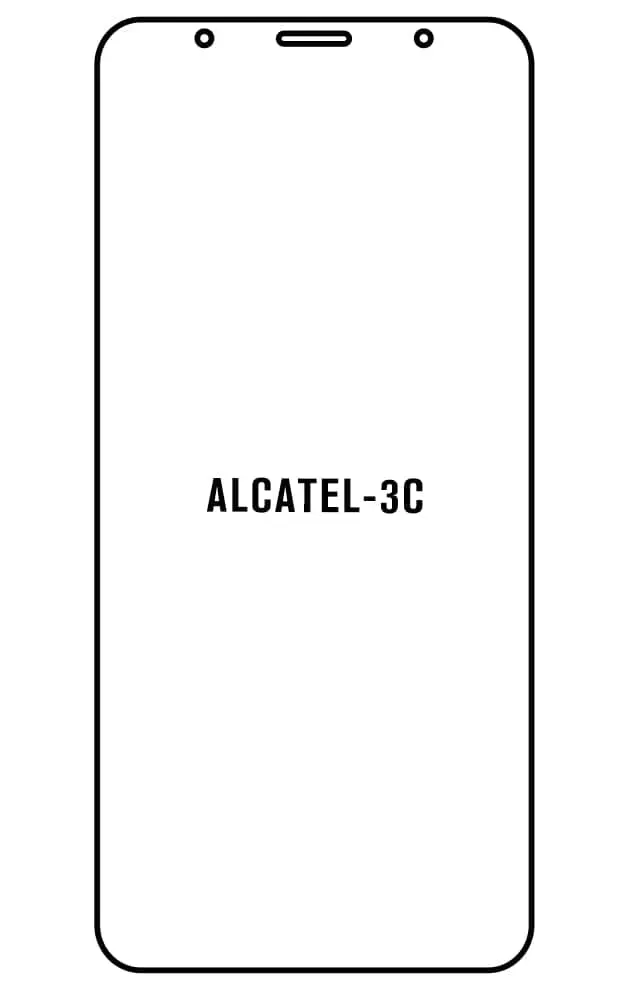 Alcatel 3C 2019 Přední Hydrogel ochranná fólie