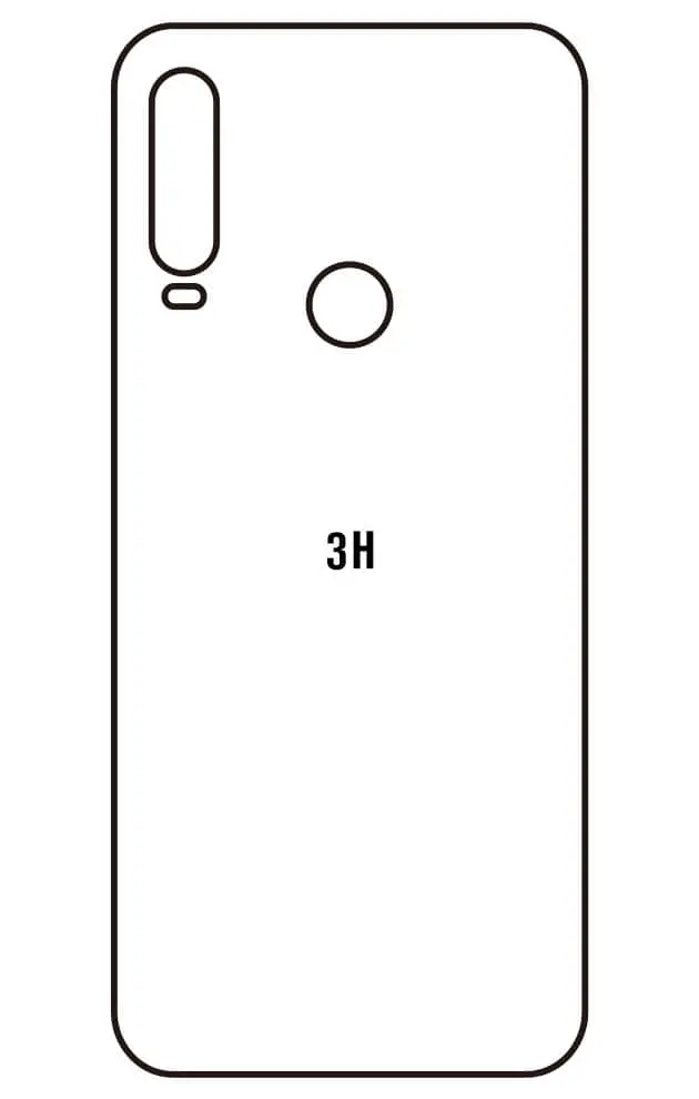 Alcatel 3H Zadní Hydrogel ochranná fólie