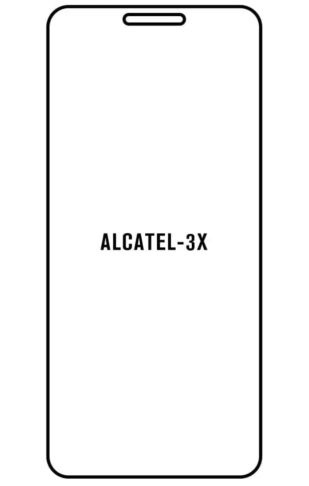 Alcatel 3X 2018 Přední Hydrogel ochranná fólie