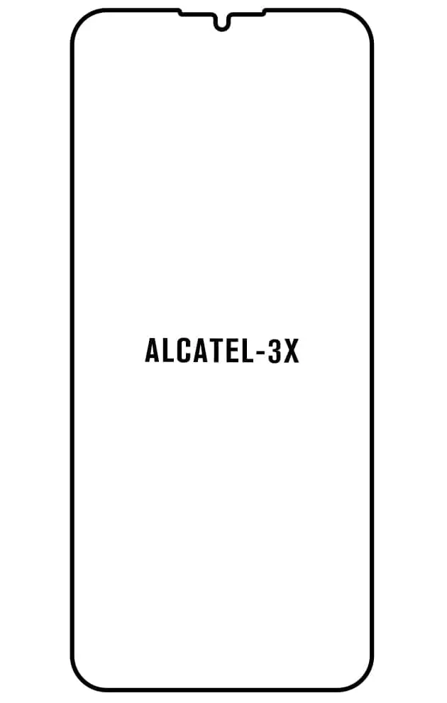 Alcatel 3X 2019 Přední Hydrogel ochranná fólie