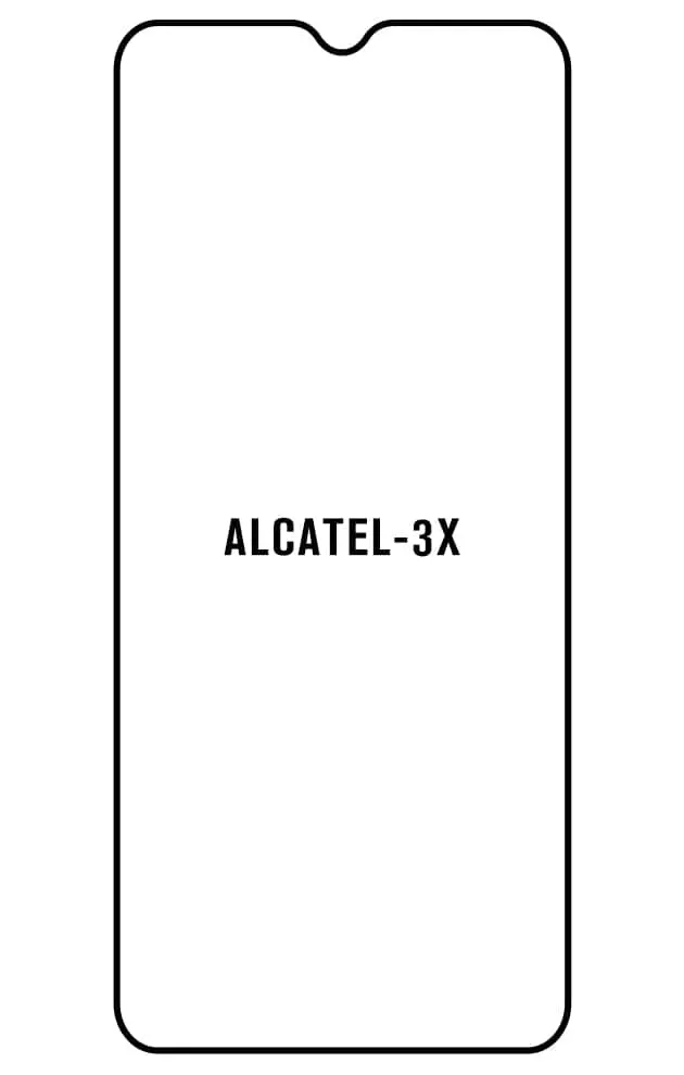 Alcatel 3X 2020 / 3X 4CAM Přední Hydrogel ochranná fólie