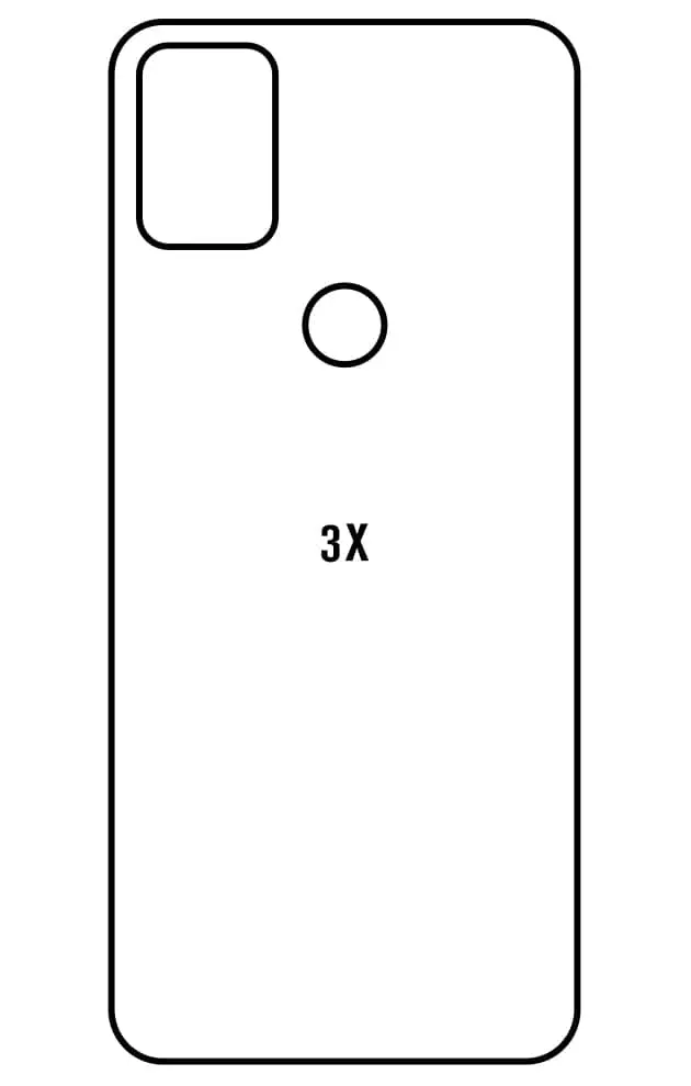 Alcatel 3X 2020 / 3X 4CAM Zadní Hydrogel ochranná fólie