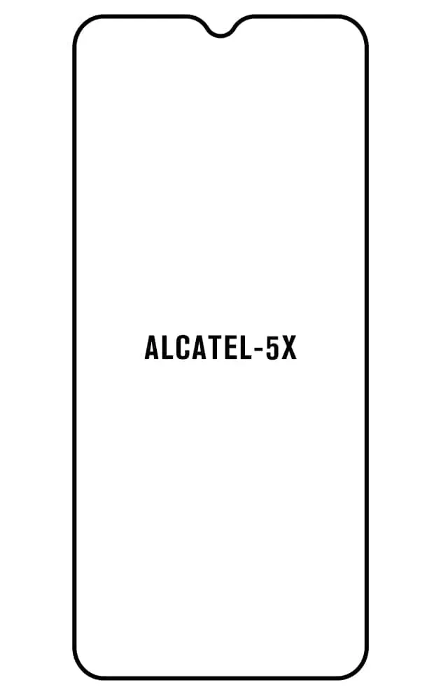 Alcatel 5X Přední Hydrogel ochranná fólie