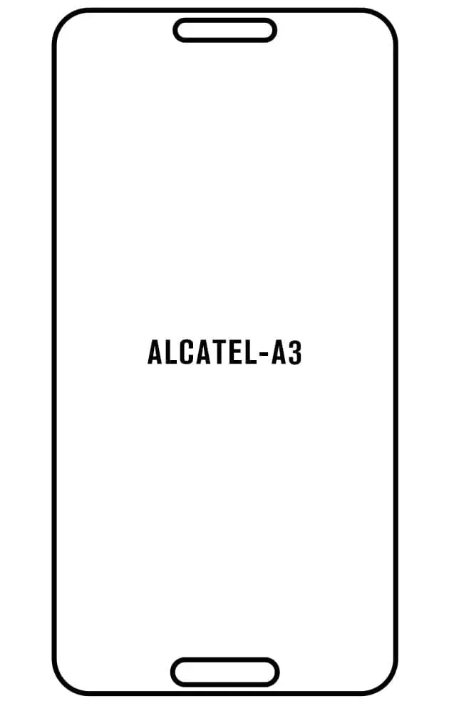 Alcatel A3 Přední Hydrogel ochranná fólie