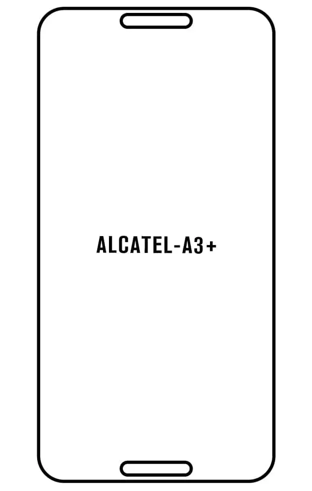 Alcatel A3+ Přední Hydrogel ochranná fólie