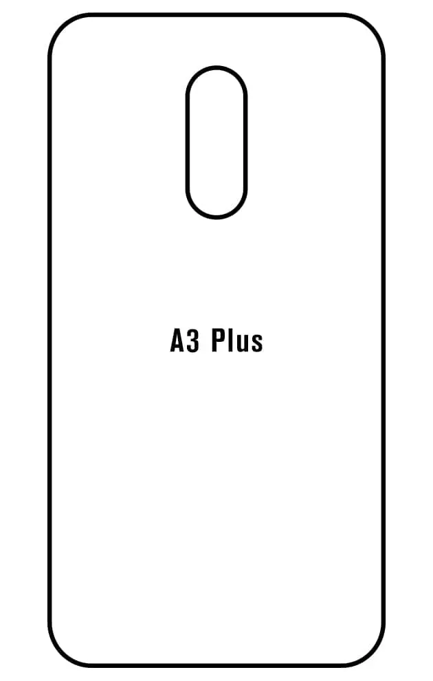 Alcatel A3+ Zadní Hydrogel ochranná fólie