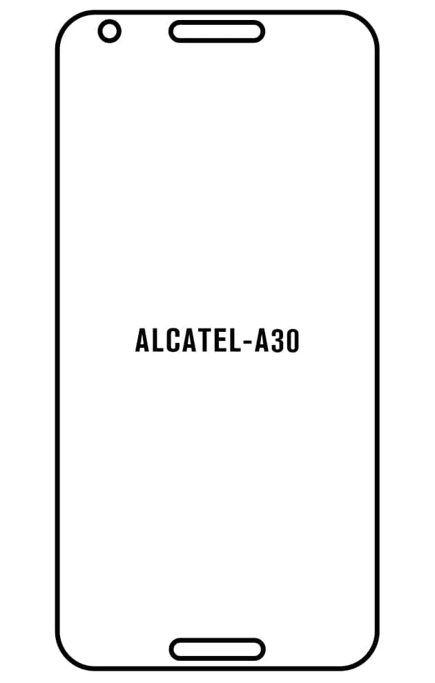 Alcatel A30 / Revvl Přední Hydrogel ochranná fólie