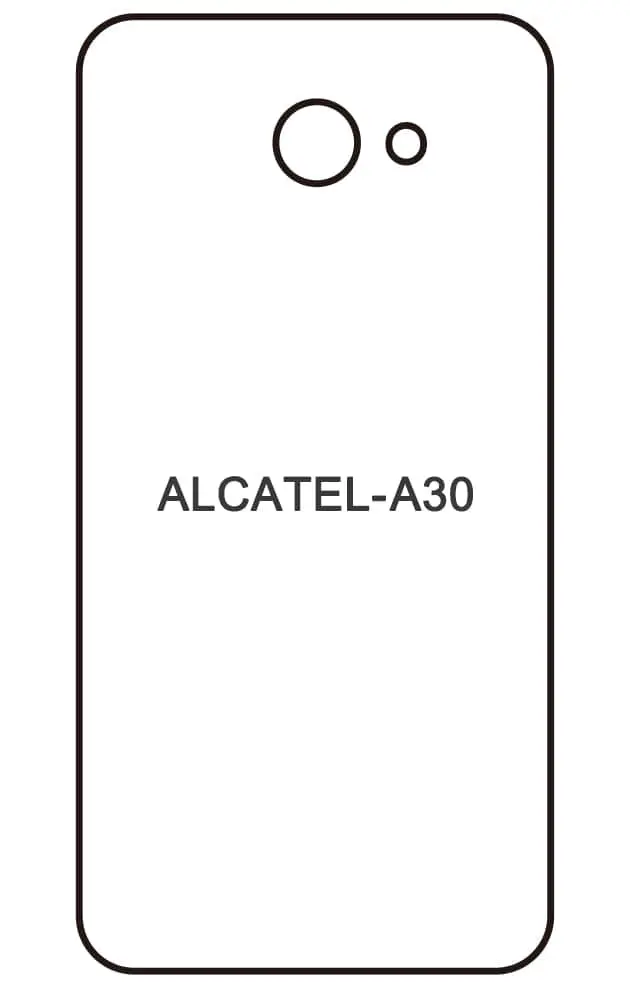 Alcatel A30 / Revvl Zadní Hydrogel ochranná fólie