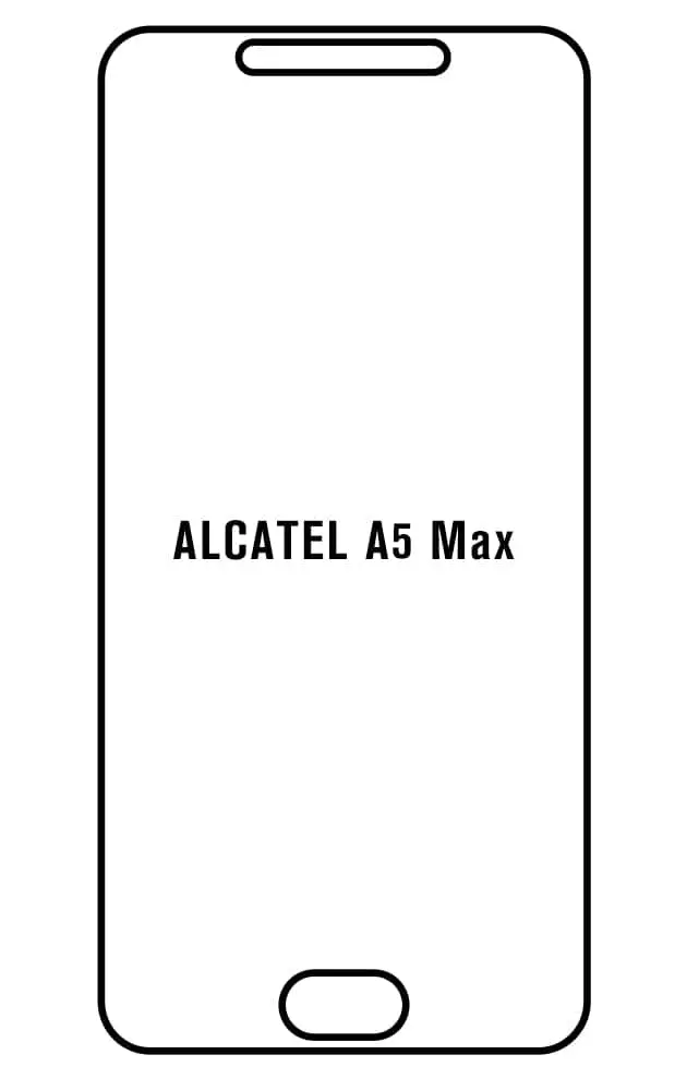 Alcatel A5 Max 5085N Přední Hydrogel ochranná fólie