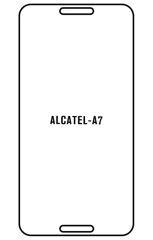 Alcatel A7 Přední Hydrogel ochranná fólie