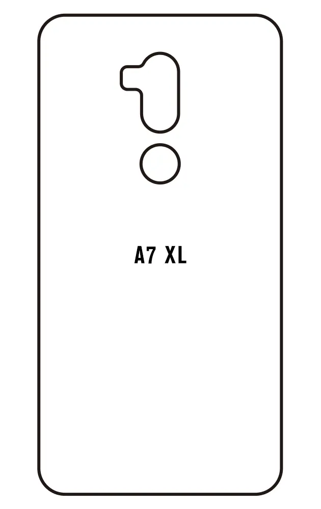 Alcatel A7 XL Zadní Hydrogel ochranná fólie