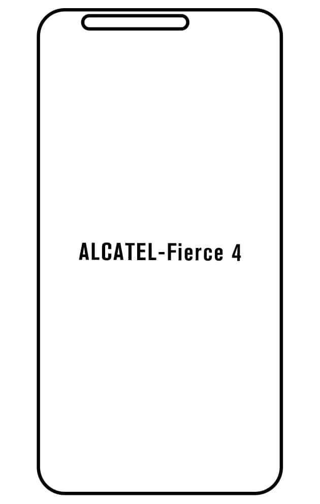 Alcatel Fierce 4 Přední Hydrogel ochranná fólie