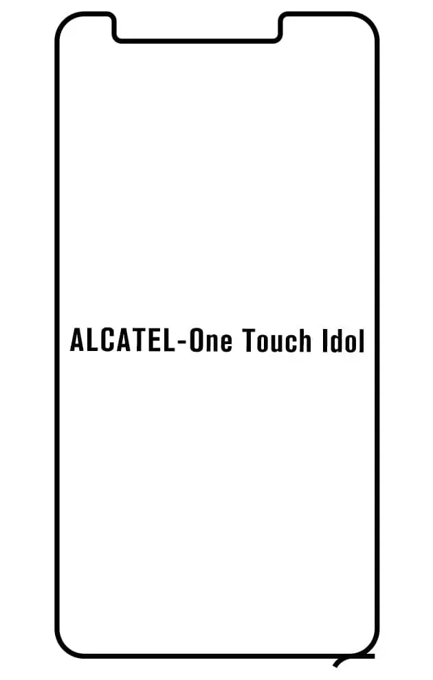 Alcatel One Touch Idol Přední Hydrogel ochranná fólie