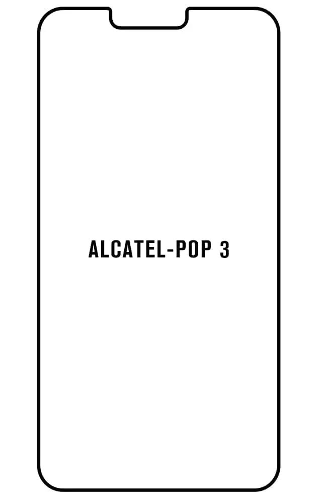 Alcatel POP 3 Přední Hydrogel ochranná fólie