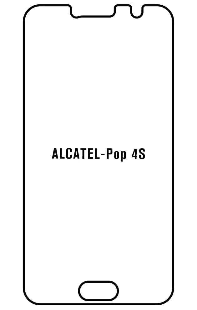 Alcatel POP 4S Přední Hydrogel ochranná fólie
