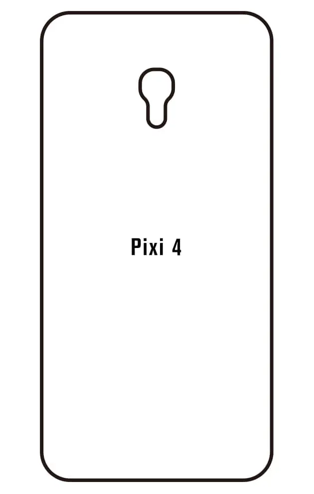 Alcatel Pixi 4 Zadní Hydrogel ochranná fólie