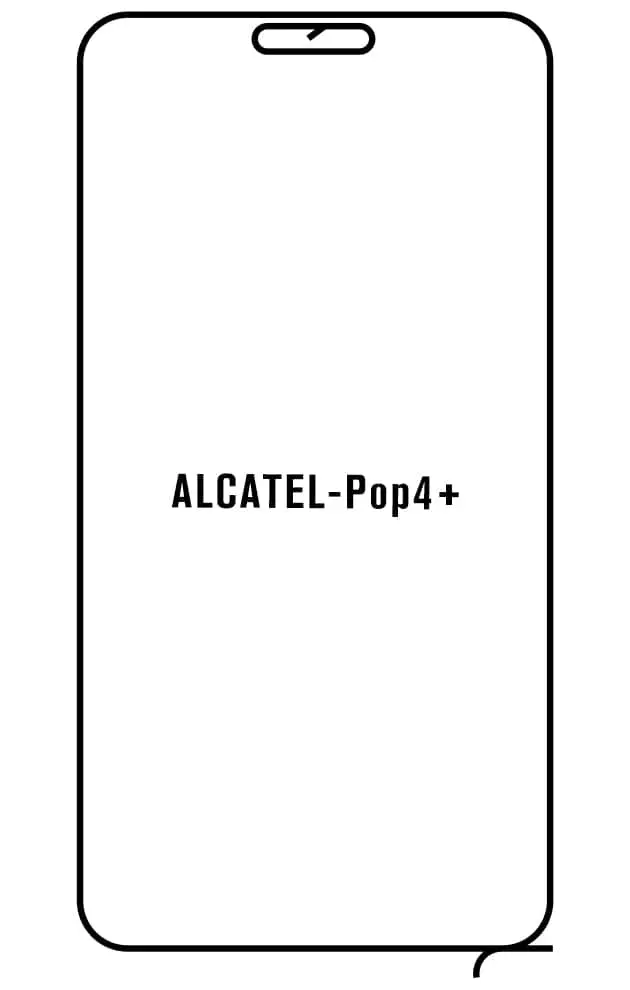 Alcatel Pop 4+ Přední Hydrogel ochranná fólie