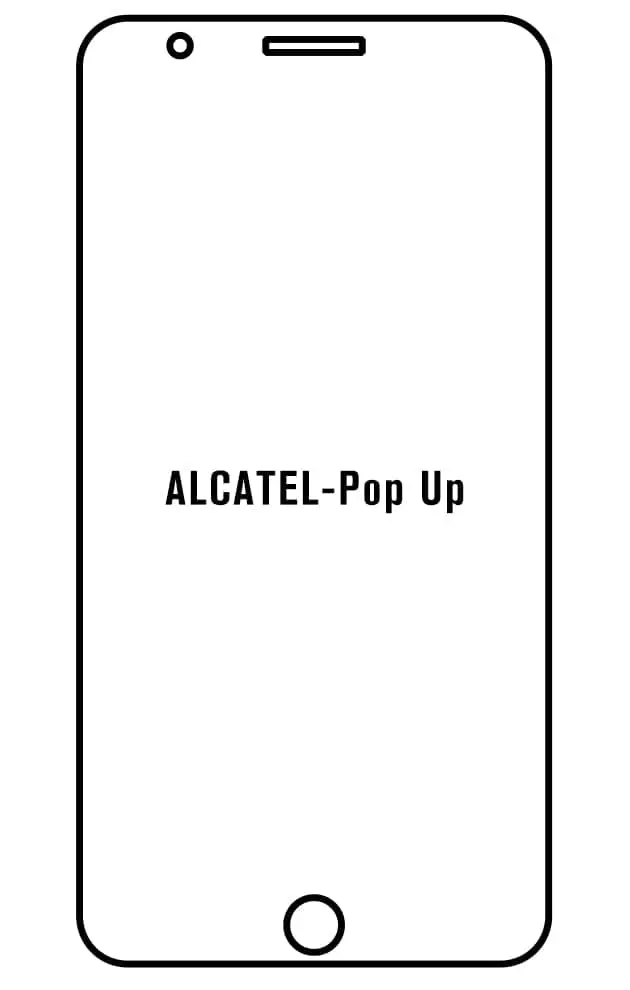 Alcatel Pop Up-Spain Přední Hydrogel ochranná fólie