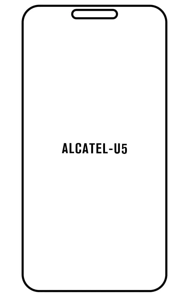 Alcatel U5 Přední Hydrogel ochranná fólie