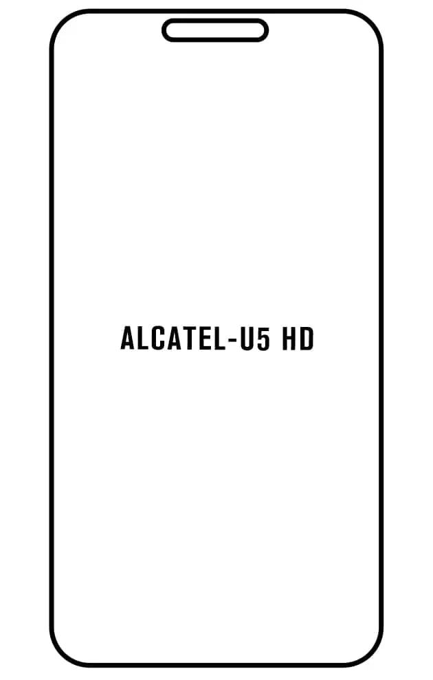 Alcatel U5 HD Přední Hydrogel ochranná fólie