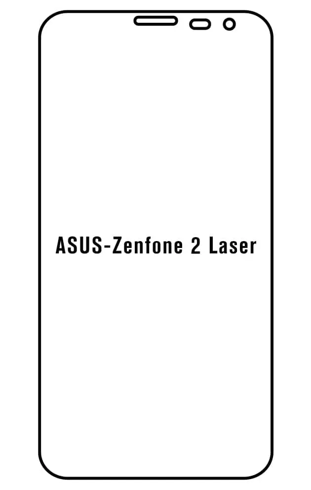 Asus 2 Laser ZE601KL Přední Hydrogel ochranná fólie