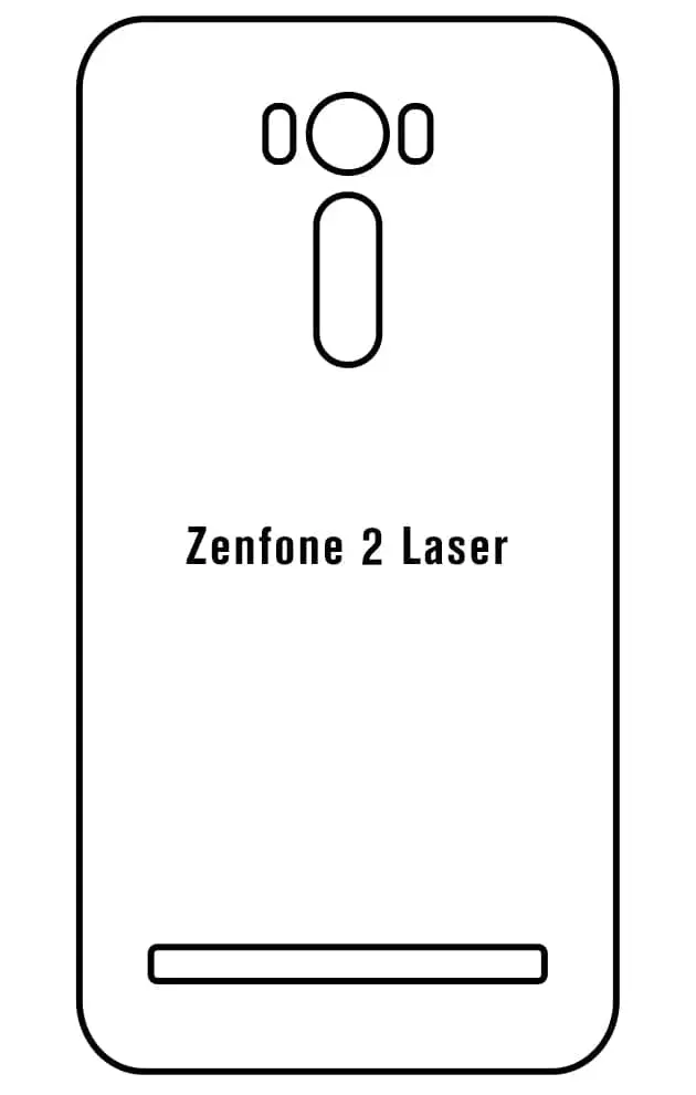 Asus 2 Laser ZE601KL Zadní Hydrogel ochranná fólie