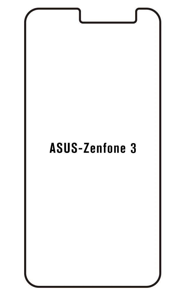 Asus 3 Z017DA ZE520KLL Přední Hydrogel ochranná fólie