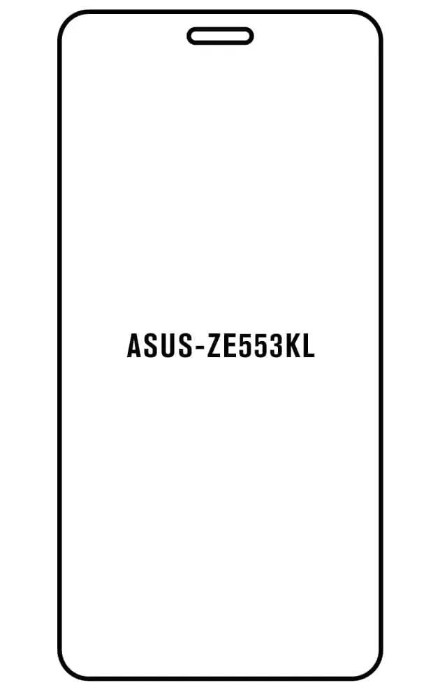 Asus 3 Zoom ZE553KL Přední Hydrogel ochranná fólie