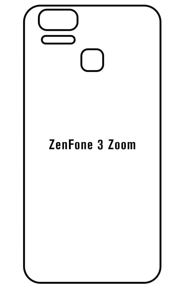 Asus 3 Zoom ZE553KL Zadní Hydrogel ochranná fólie