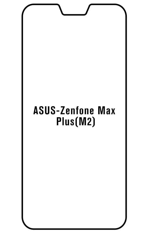 Asus Max Plus ZB634KL Přední Hydrogel ochranná fólie