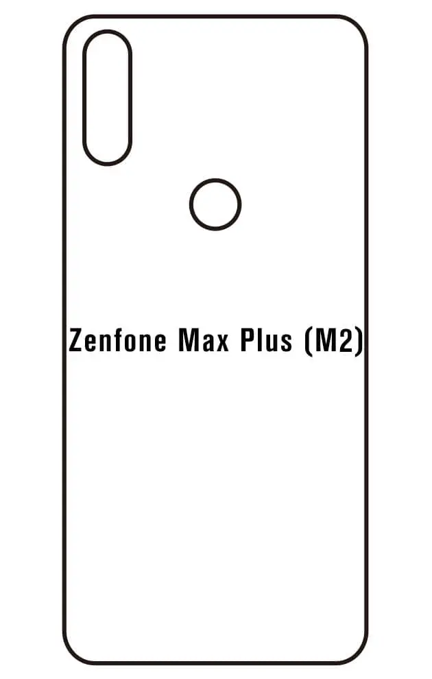 Asus Max Plus ZB634KL Zadní Hydrogel ochranná fólie